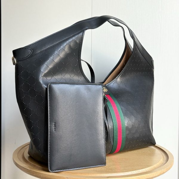 GG Giglio Large Tote Bag in GG Leather 853917 BC