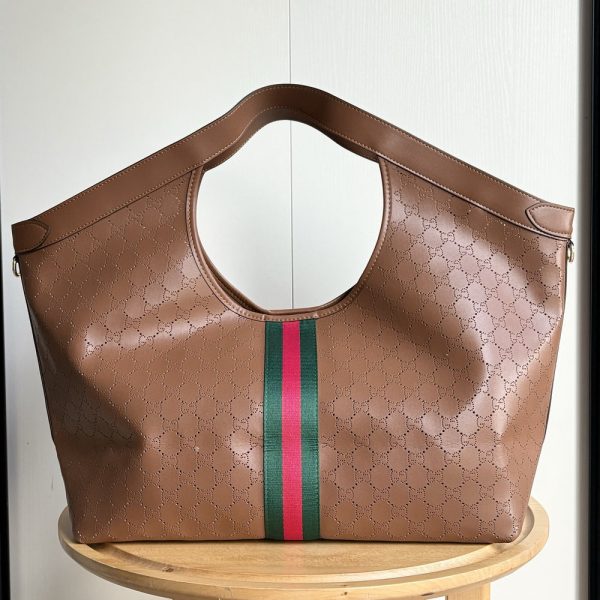 GG Giglio Large Tote Bag in GG Leather 853917 BC