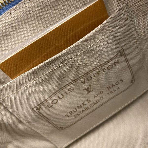LV Speedy Bandoulière 20 Monogram Jacquard Denim Bag M2A187 BC