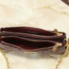 LV Liv Pochette Monogram Empreinte Burgundy Bag M27719-M83008 BC