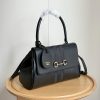 GG Paparazzo Top Handle Bag in Black Leather 875018 BC