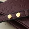 LV Liv Pochette Monogram Empreinte Burgundy Bag M27719-M83008 BC