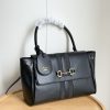 GG Paparazzo Top Handle Bag in Black Leather 875018 BC