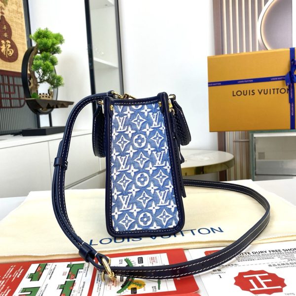 LV OnTheGo PM Monogram Jacquard Denim Bag M2A097 BC