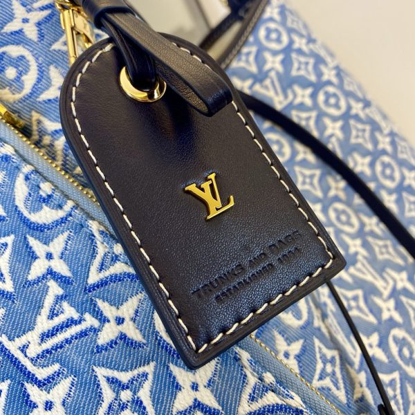 LV CarryAll Monogram Jacquard Denim Bag M2A184 BC