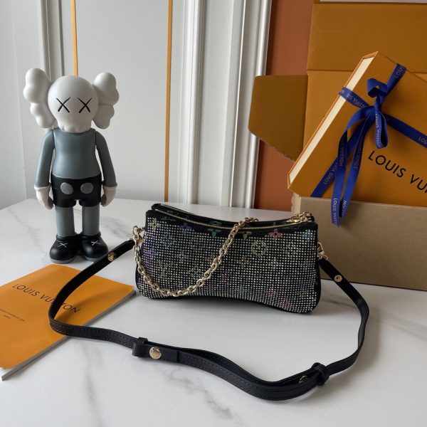 LV Liv Pochette Rhinestone Bag M27719-M83008-071 BC