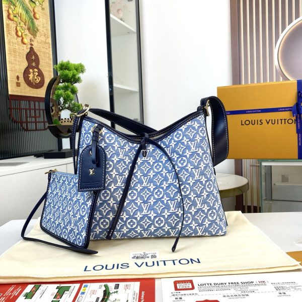 LV CarryAll Monogram Jacquard Denim Bag M2A184 BC
