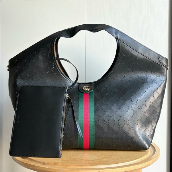 GG Giglio Large Tote Bag in GG Leather 853917 BC