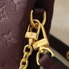 LV Liv Pochette Monogram Empreinte Burgundy Bag M27719-M83008 BC