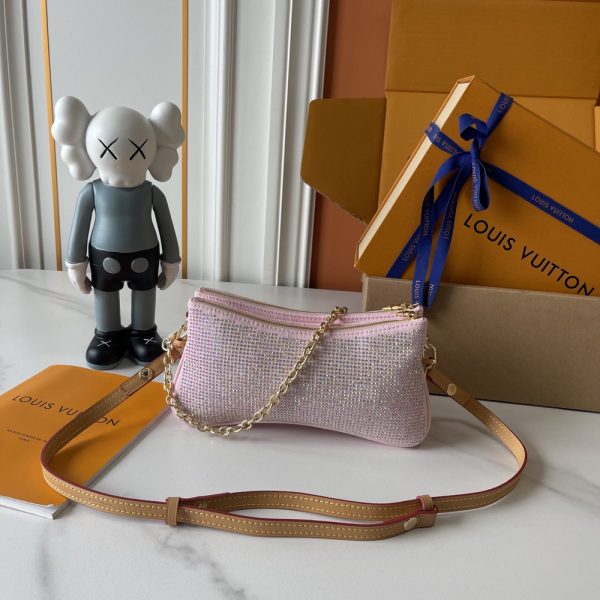 LV Liv Pochette Rhinestone Bag M27719-M83008-071 BC