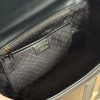 GG Paparazzo Top Handle Bag in Black Leather 875018 BC