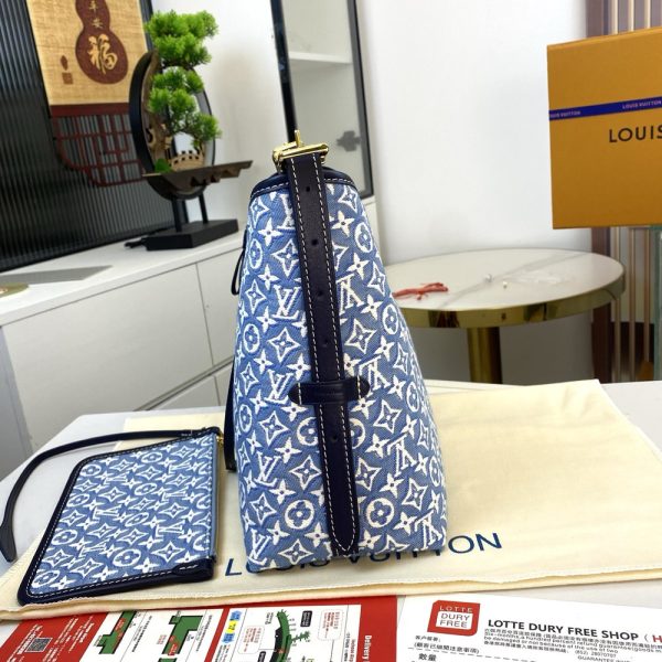 LV CarryAll Monogram Jacquard Denim Bag M2A184 BC