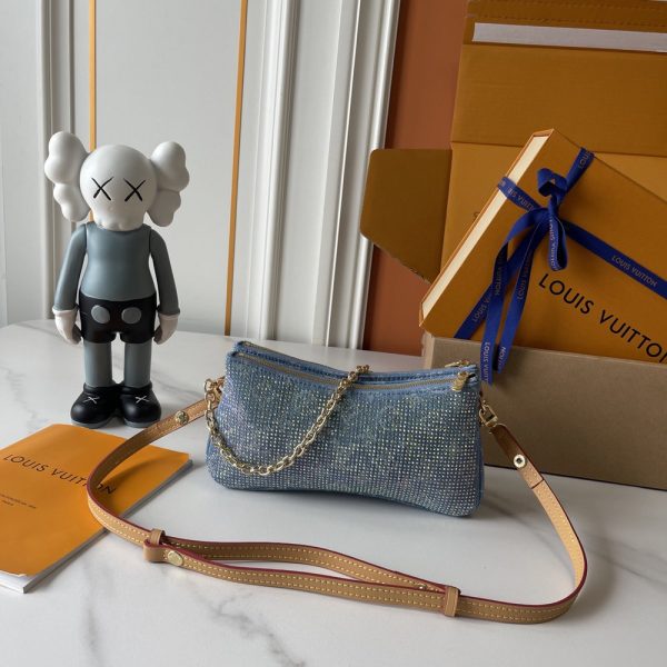 LV Liv Pochette Rhinestone Bag M27719-M83008-071 BC