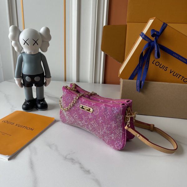 LV Liv Pochette Rhinestone Bag M27719-M83008-071 BC