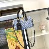 LV Speedy Bandoulière 20 Monogram Jacquard Denim Bag M2A187 BC