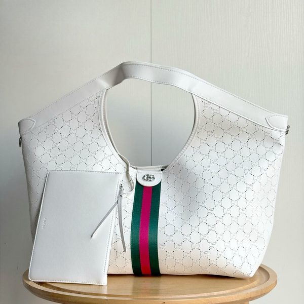 GG Giglio Large Tote Bag in GG Leather 853917 BC