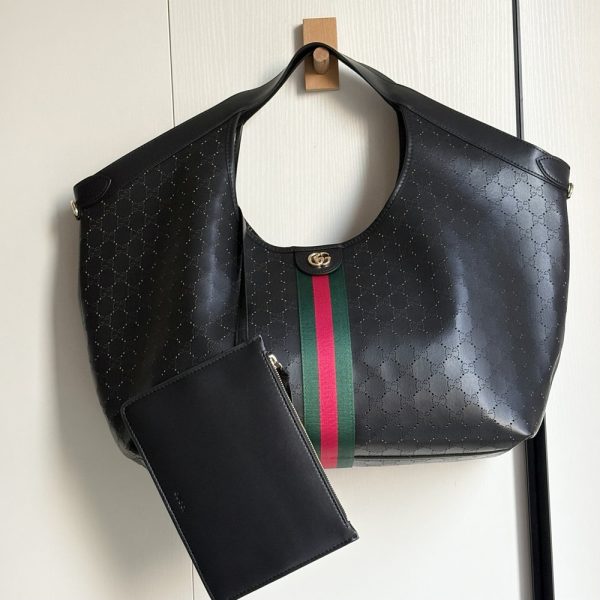 GG Giglio Large Tote Bag in GG Leather 853917 BC