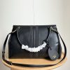 GG Paparazzo Top Handle Bag in Black Leather 875018 BC