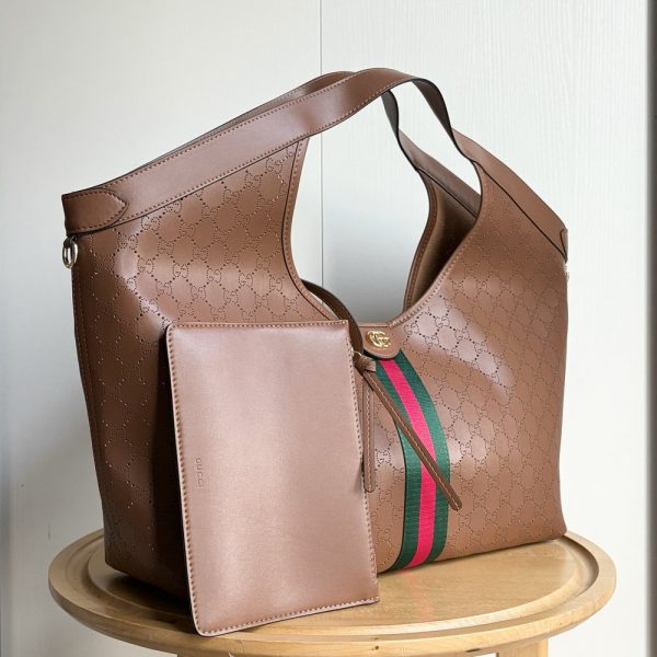 GG Giglio Large Tote Bag in GG Leather 853917 BC