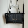 GG Paparazzo Top Handle Bag in Black Leather 875018 BC