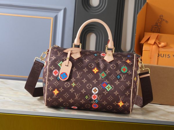 LV Speedy Bandoulière Monogram Multicolor Bag M2A454-M40391 BC