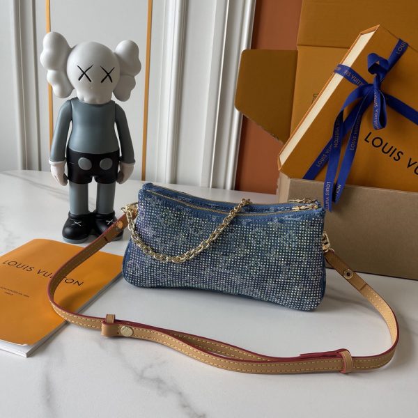 LV Liv Pochette Rhinestone Bag M27719-M83008-071 BC