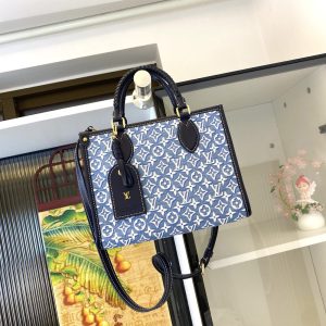 LV OnTheGo PM Monogram Jacquard Denim Bag M2A097 BC