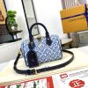 LV Speedy Bandoulière 20 Monogram Jacquard Denim Bag M2A187 BC