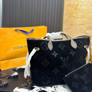 LV Neverfull MM Monogram Suede C2301550