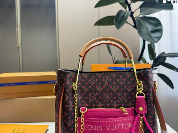 LV Monogram Tote Bag with Front Pouch C2301550