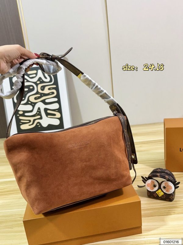 LV Low Key Hobo Suede Bag C2301250