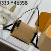 LV Side Trunk Suede Apricot Bag M46358 BC