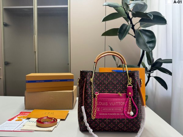 LV Monogram Tote Bag with Front Pouch C2301550
