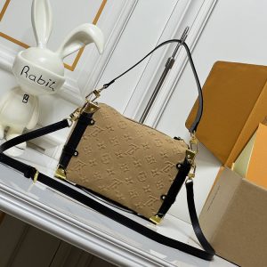 LV Side Trunk Suede Apricot Bag M46358 BC