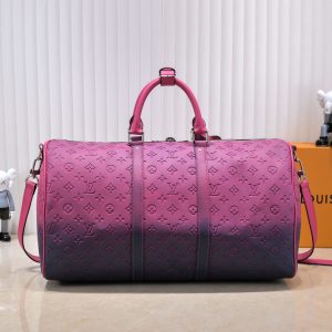 LV Keepall Bandoulière 50 Taurillon Illusion Leather M59712-M41416 BC