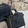 CN Quilted Leather Studded Square Vanity Case Bag C2301850