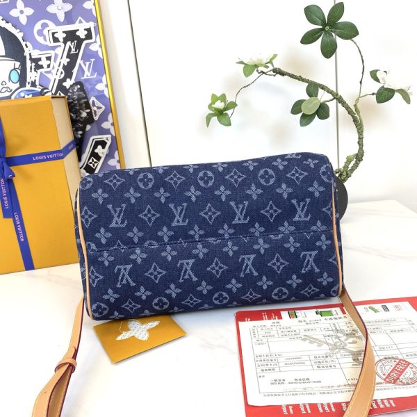 LV Speedy Bandoulière 30 Denim Bag M27556-M40391 BC