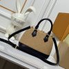 LV Alma BB Monogram Suede Apricot Bag M53152-M10336 BC