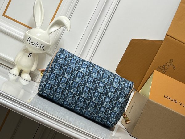 LV Speedy Bandoulière 30 Denim Woven Bag M13344-M99050 BC LV Speedy Bandoulière 30 Denim Woven Bag M13344-M99050 BC
