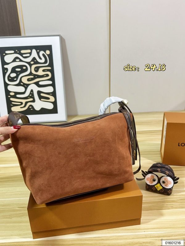 LV Low Key Hobo Suede Bag C2301250