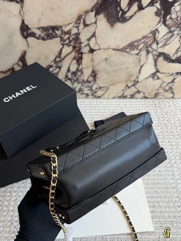 CN Quilted Leather Studded Square Vanity Case Bag C2301850
