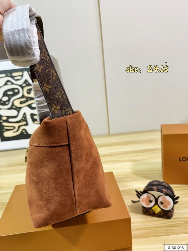 LV Low Key Hobo Suede Bag C2301250