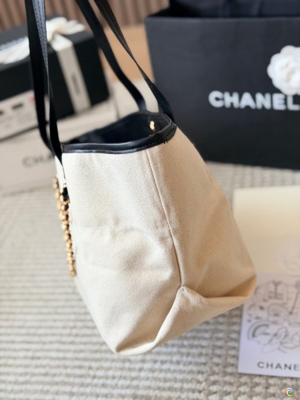 CN Small Shopping Bag Calfskin Gold-Tone Metal C2301250
