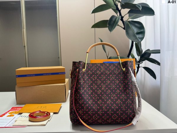 LV Monogram Tote Bag with Front Pouch C2301550