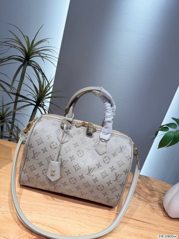 LV Speedy Bandoulière 30 Grey Bag C2301250