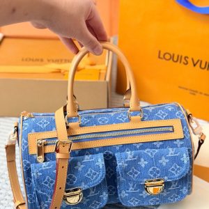 LV Monogram Denim Neo Speedy Handbag C2301850 LV Monogram Denim Neo Speedy Handbag C2301850