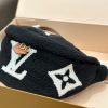 LV Giant Monogram Shearling Bumbag Black C2301050