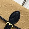 LV Diane Monogram Suede Apricot Bag M45985 BC