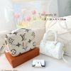 LV Set Pochette Metis Speedy 20 Cream White C2301450
