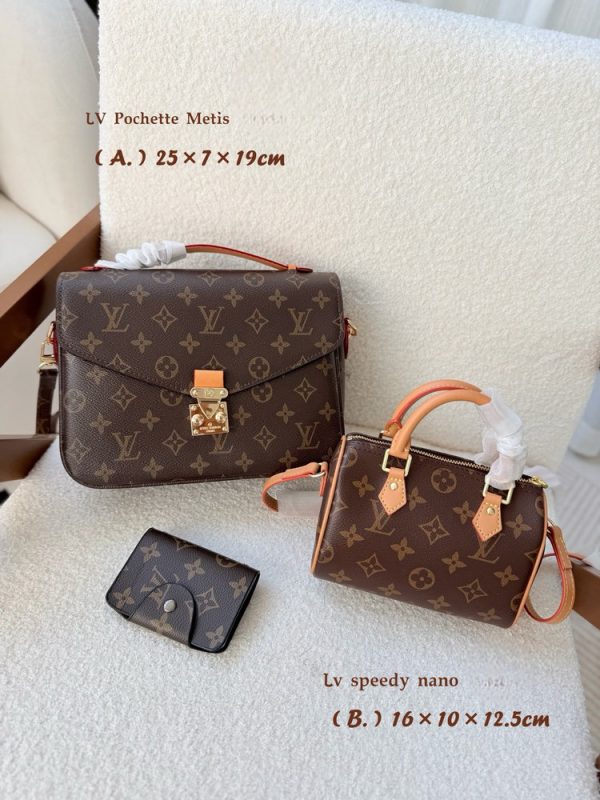 LV Set Monogram Brown Metis Speedy C2301450
